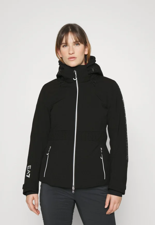 EA7 Emporio Armani Veste De Ski – Black prix pas cher 1