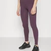 vente pas cher en ligne Only Play Onpislahw Ski Seam – Collants – Plum Perfect 13