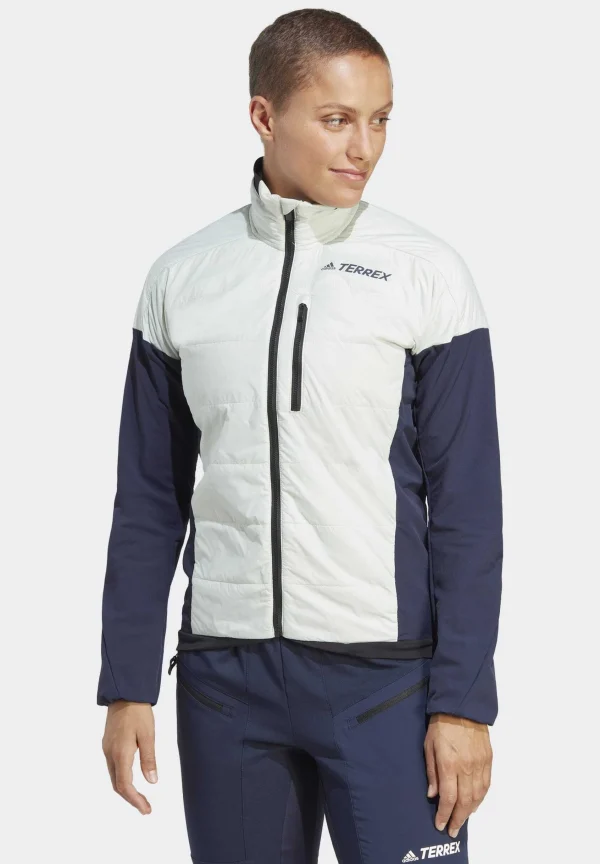 ADIDAS PERFORMANCE Terrex Hybrid Ins W Touring Technical Midweight – Veste De Ski – Legend Ink Linen Green mode 1