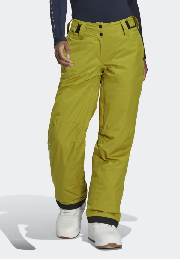 ADIDAS PERFORMANCE Terrex Resort Two-Layer Insulated Skihose – Pantalons De Ski – Pulse Olive qualité d’originales 1