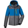 meilleur cadeau Killtec KSW 181 Veste De Ski Garçon, Gris/bleu 10