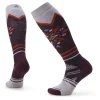 Smartwool Ski Full Cushion Mountain Snowflake Pattern OTC Chaussettes Femme, Rouge/gris soldes pas cher 5