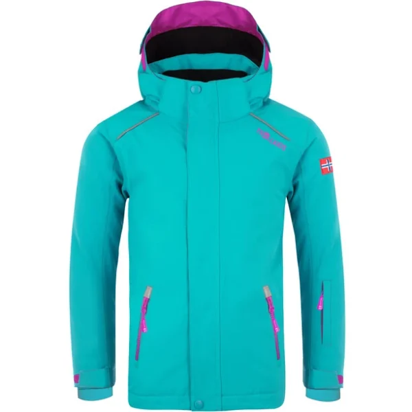 grossiste en ligne TROLLKIDS Holmenkollen PRO Veste De Ski Enfant, Turquoise 4