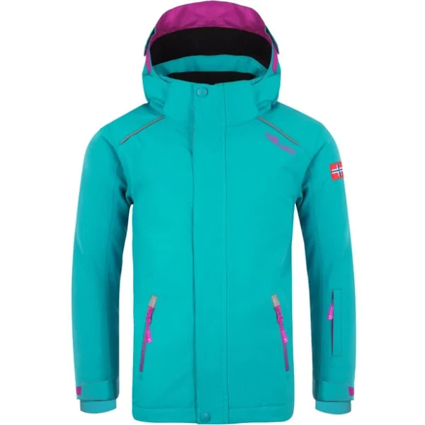 grossiste en ligne TROLLKIDS Holmenkollen PRO Veste De Ski Enfant, Turquoise 1